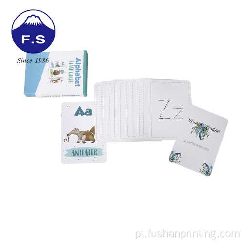 Serviço de impressão de cartas de jogo personalizado de papel revestido